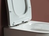 Ceramica Nova Forma CN3009 Подвесной унитаз c ультра тонким сидением с функцией плавного закрытия, цвет: белый