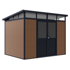 Садовый хозблок из ДПК Black Fox Defender 9x7