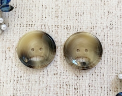 Пуговицы костюмные, d 2,8 см, 2 прокола, бежевый
