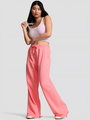 PINK ФЛИСОВЫЕ БРЮКИ КЛЕШИ