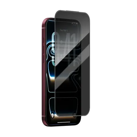 Защитное стекло-антишпион WiWU iPrivacy для iPhone 17 / 16 Pro