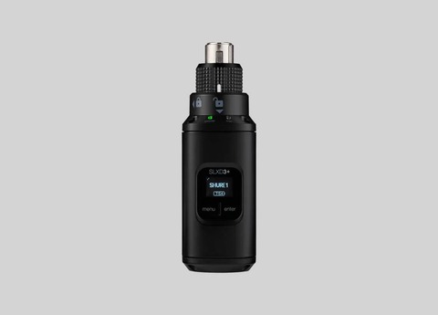 Plug-On передатчик диапазона G65 (470-606 MHz) Shure SLXD3+=-G65