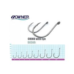 50355 № 3 Крючки Owner Chinu with Eye / продажа от 5 уп.