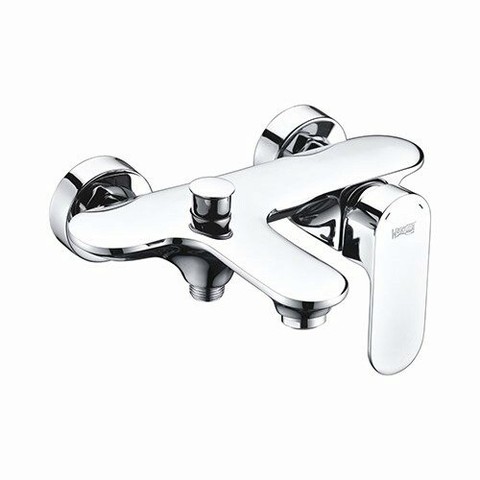 WasserKRAFT Dinkel 5801 Смеситель для ванны с коротким изливом, цвет: хром