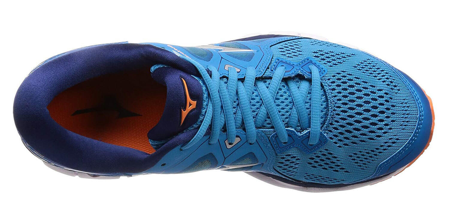 Mizuno Wave Sky 2 кроссовки для бега женские синие - 4