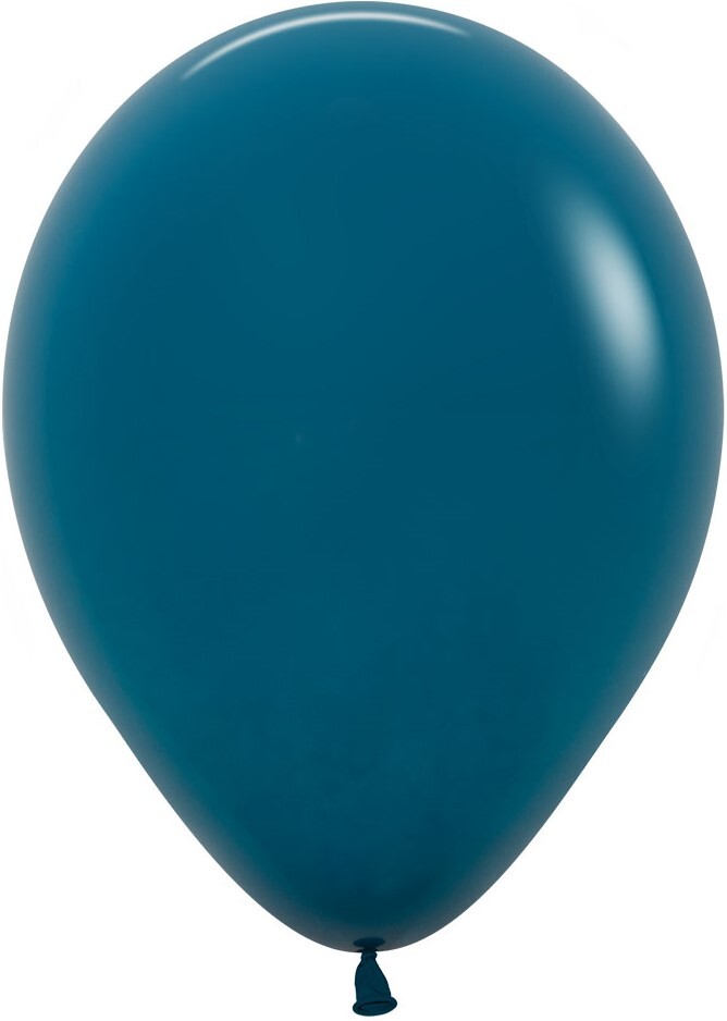 Шар S 9''/23 см, Пастель, Глубокий бирюзовый (035), 100 шт.