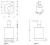 Decor Walther Contract 0651677 Дозатор жидкого мыла подвесной, цвет: нержавеющая сталь
