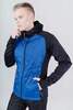 Мужская тренировочная куртка с капюшоном Nordski Hybrid Hood black-blue - 1