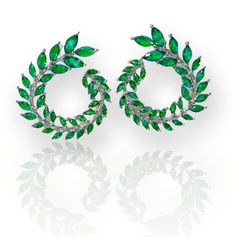 87153-sergi-iz-serebra-s-izumrudnymi-cirkonami-ogranki-markiz-v-stile-shopar
