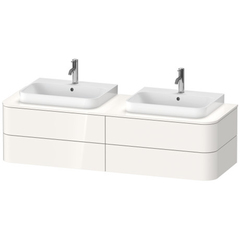 Duravit Happy D.2 Plus HP4974B2222 Тумба подвесная 408x1600x550мм 4 ящика, цвет: белый глянцевый фото