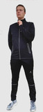 Утеплённый лыжный костюм ArsWear Black Professional с лямками мужской