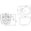 BelBagno Stylus CZR-513-TH-R/CZR2316SC/BB026/BB051CR Инсталляция с унитазом, сиденьем и клавишей смыва, цвет: белый