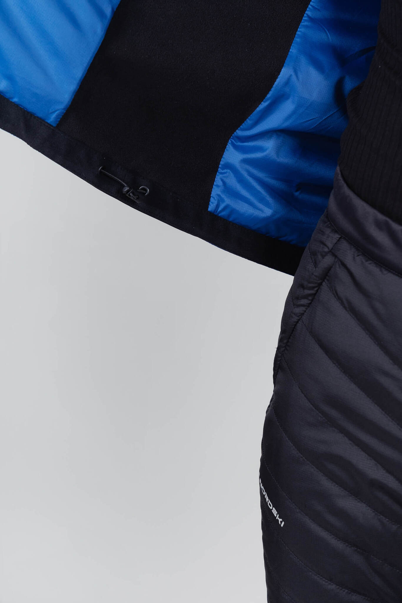 Мужская тренировочная куртка с капюшоном Nordski Hybrid Hood black-blue - 6