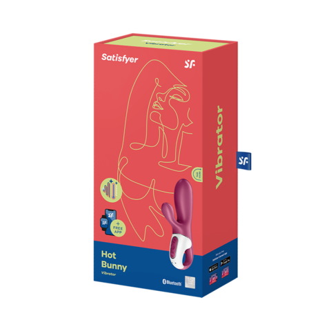 Вибратор с Функцией Нагрева Satisfyer Hot Bunny 001678SA