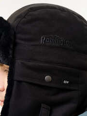 Зимняя шапка ушанка для охоты Remington Disguise Black на remingtonn.ru