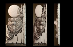 Силиконовый молд № 0141 Медведь