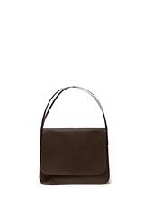 Massimo Dutti Маленькая сумка из кожи наппа - Limited Edition, шоколадно-коричневый