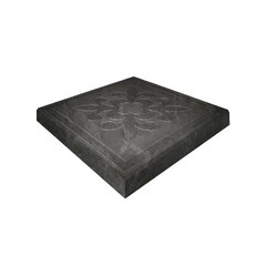 Плитка тротуарная Краковская черная 300x300х30 мм