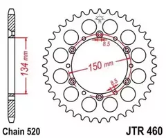 Звезда ведомая KLX230 JTR460.46
