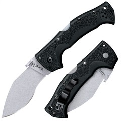 Фото Нож складной Cold Steel Rajah III, сталь AUS-10A, рукоять Griv Ex™, черный
