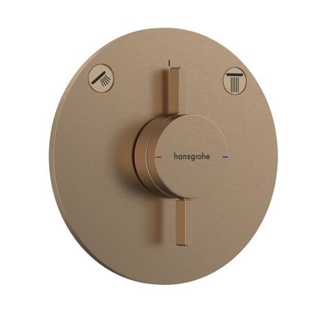 Hansgrohe DuoTurn S 75418140 Смеситель для ванны, однорычажный, для 2 потребителей, скрытого монтажа, BBR