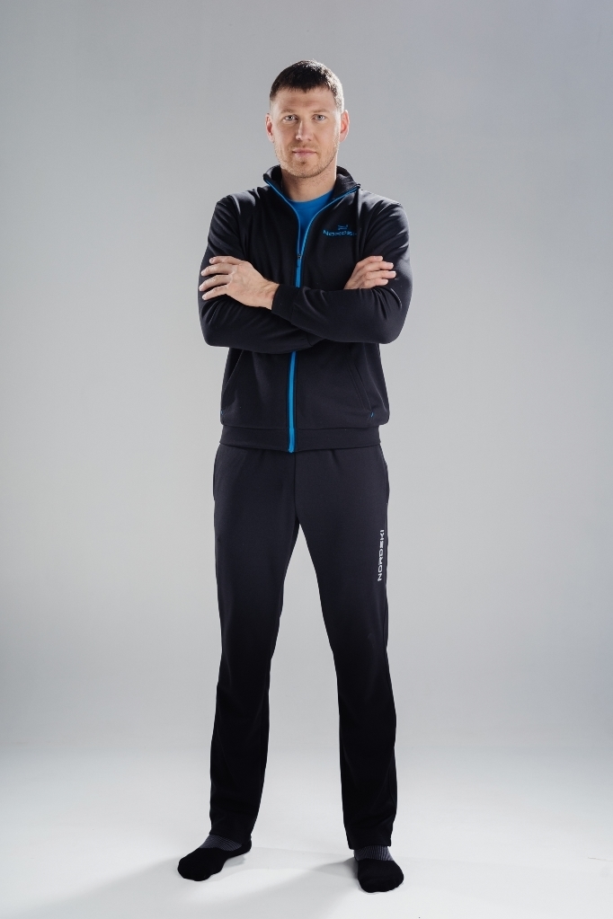 Nordski Zip Base костюм мужской black-blue
