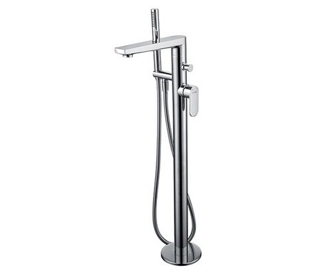 WasserKRAFT Dinkel 5821 Смеситель для ванны напольный, цвет: хром