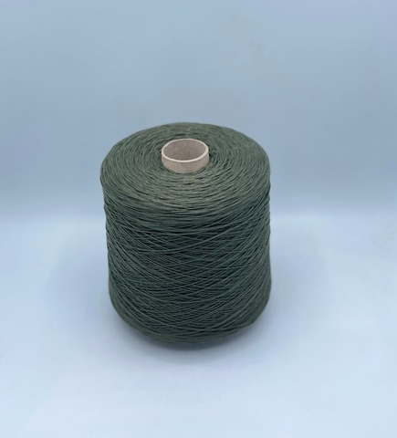 Бобинная пряжа (пр.Италия), art.Cotone, 500м/100 гр. 100%Хлопок, цвет-Лесная чаща , арт.34793