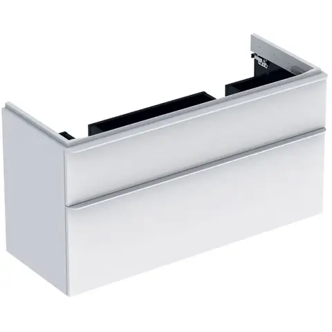 Geberit Smyle Square 500.356.00.1 Тумба под раковину 118.4x61.7x47см, Белый / Высокоглянцевое покрытие