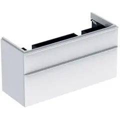 Geberit Smyle Square 500.356.00.1 Тумба под раковину 118.4x61.7x47см, Белый / Высокоглянцевое покрытие фото