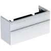 Geberit Smyle Square 500.356.00.1 Тумба под раковину 118.4x61.7x47см, Белый / Высокоглянцевое покрытие