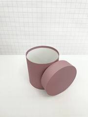 Цилиндр одиночный, 15*15 см, Тускло-аморантно-розовый, 1 шт.