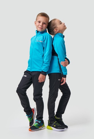 Детский лыжный разминочный костюм Nordski Jr Core breeze-black