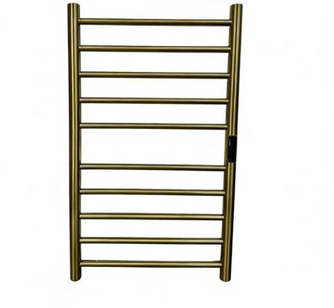 Полотенцесушитель электрический Rein Classic 10-Brushed Gold 800*450 мм