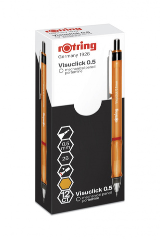 Карандаш механический Rotring Visuclick 0.5 mm оранжевый (2089093)