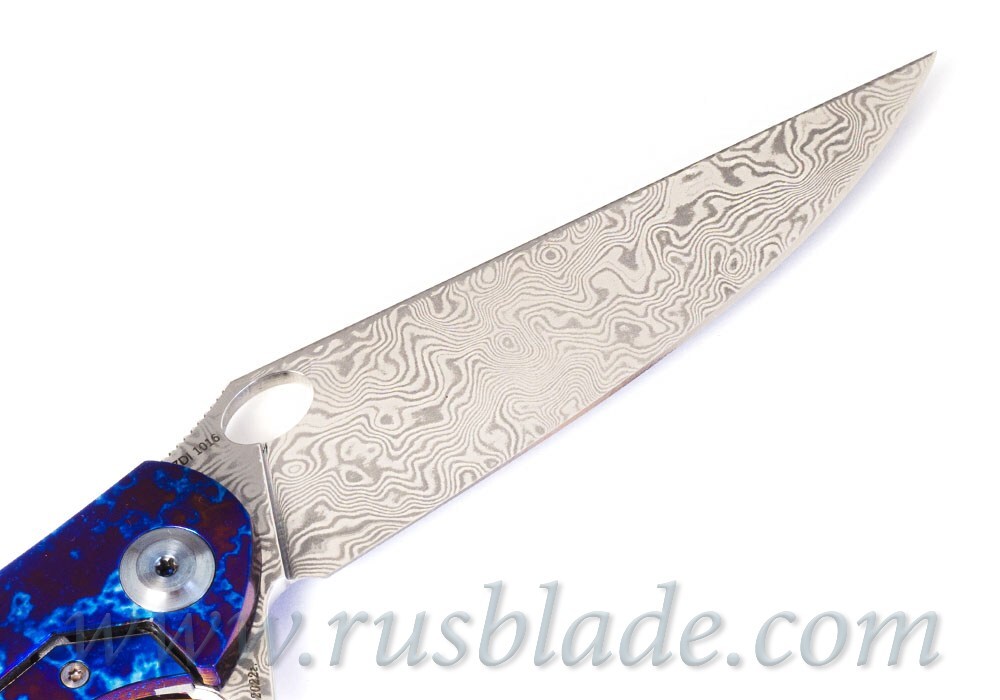 Cheburkov Full Custom Raven Damascus Timascus - фотография 
