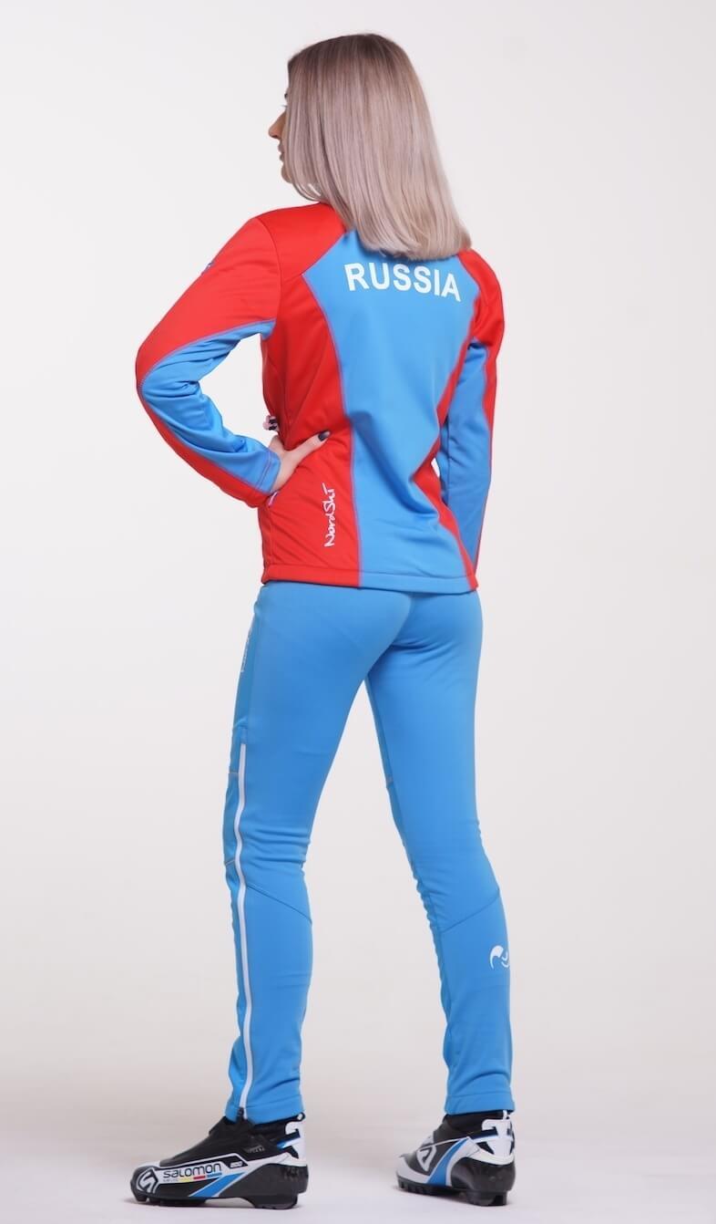 Nordski Jr National детская лыжная куртка красная - 2