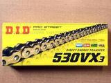 цепь DID 530 VX3 Gold 120ZB