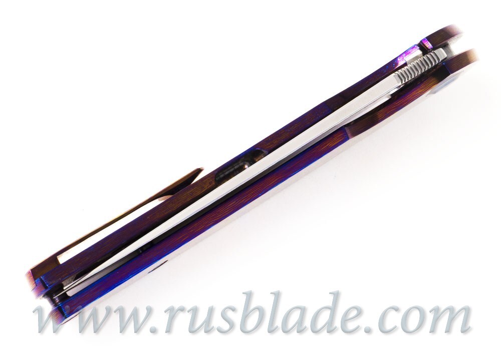 Cheburkov Full Custom Raven Damascus Timascus - фотография 