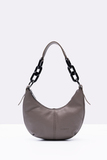 Серый кросс-боди с акриловой ручкой VISONA