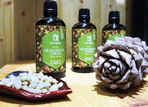 Сыродавленное масло кедрового ореха