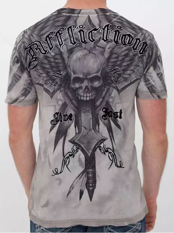 Affliction | Футболка мужская Terminus A10904B спина