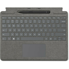 Microsoft Surface Pro 8/Pro X Signature Keyboard Cover with Slim Pen 2 (Platinum)