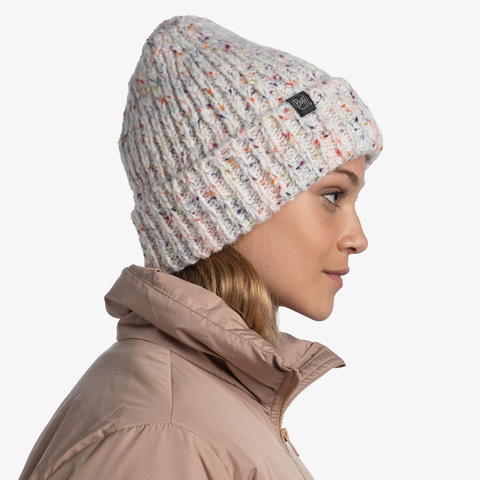 Картинка шапка-бини Buff Hat Knitted Polar Kim White - 2