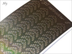 Металлизированные наклейки Arti nails Stiker цвет золото №5 Металлизированные наклейки Arti nails Stiker цвет золото №5