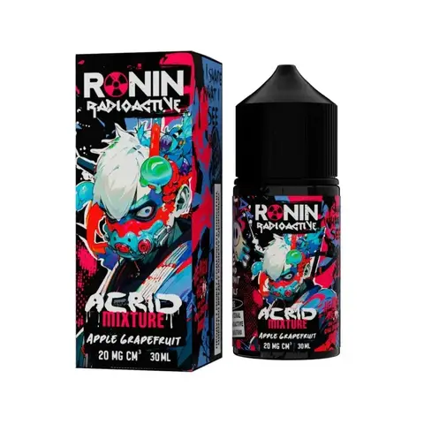 Жидкость RONIN Radioactive 2% Salt 30 ml - Acrid Mixture (Яблоко грейпфрут/Apple Grapefruit)