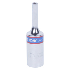 KING TONY (327504M) Головка торцевая глубокая TORX Е-стандарт 3/8", E4