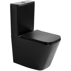 Abber Rechteck AC1210TMB Унитаз напольный с бачком, цвет: черный матовый фото