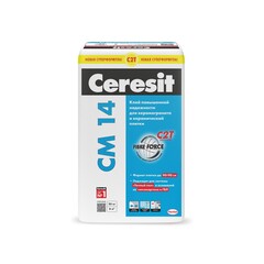 Плиточный клей ЦЕРЕЗИТ СМ-14 extra. 25 кг.
