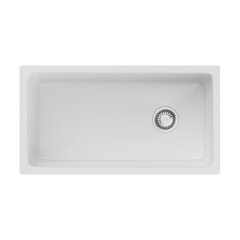 Omoikiri 4993867 Мойка Tokara 88-U/I-WH Glossy Side Natceramic/белый фото